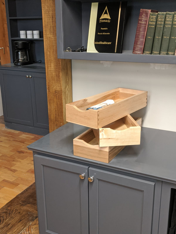Fancy Maple Drawer Boxes with Dovetail Joints Atlanta Georgia